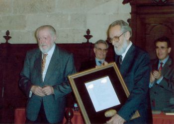 Le Recteur de lUniversit de Valladolid et Hiplito Perez Calvo